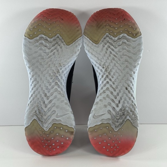 Nike Epic React Flyknit 2 Running Shoes Black Pink Volt Women's Size 10.5 - Picture 6 of 10